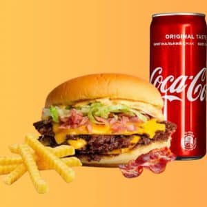 Menu Smoky Smashburger 🍔+🍟